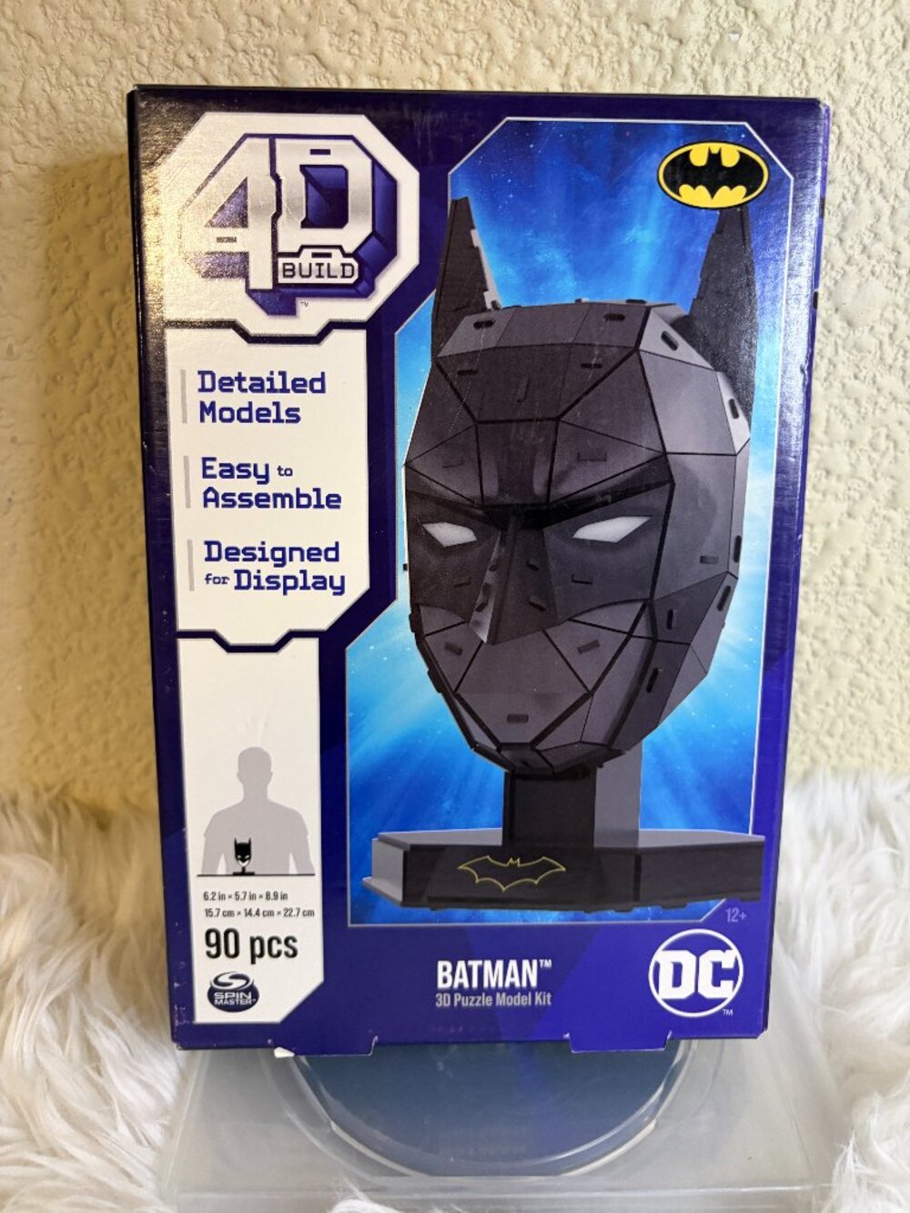 4D Build DC Batman 3D Puzzle Model Kit 90 Pieces Spin Master Display NWT